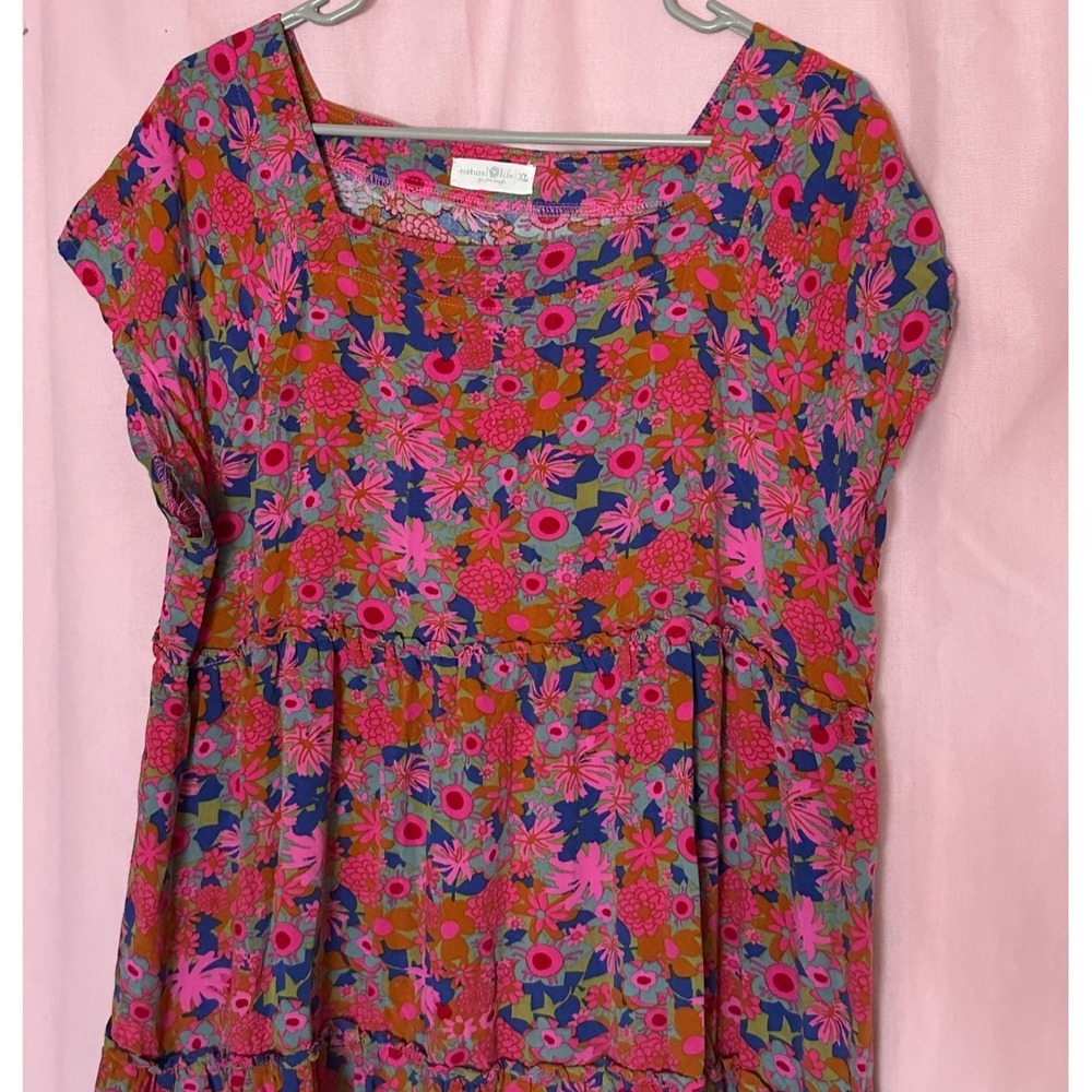 NATURAL LIFE Pink Floral Maxi Dress - Picture 3 of 6